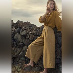 Like New Doen Valentin Pant in Bay Leaf SZ 4